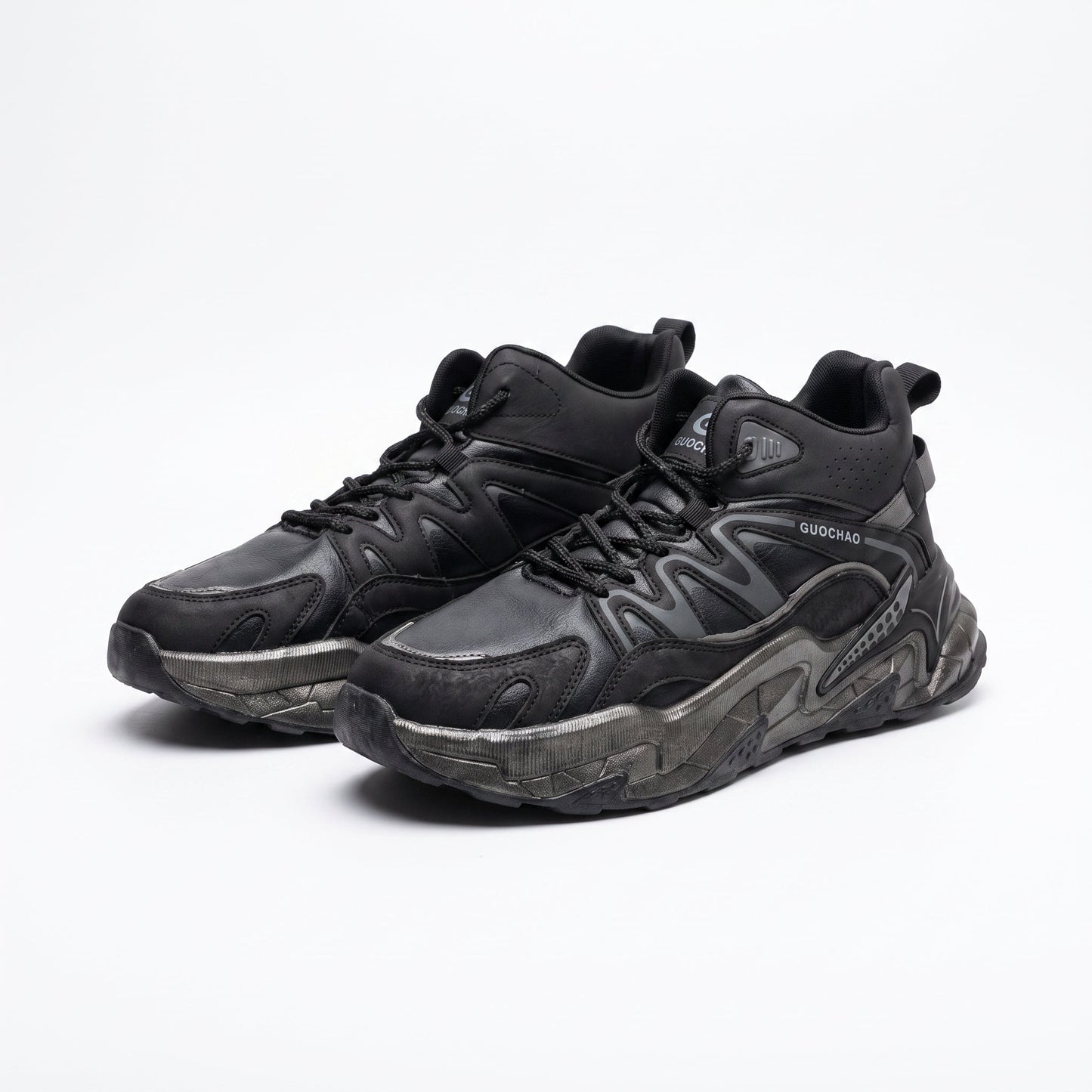 Guochao Men's Streetwear Platform Shoes - ShariQ