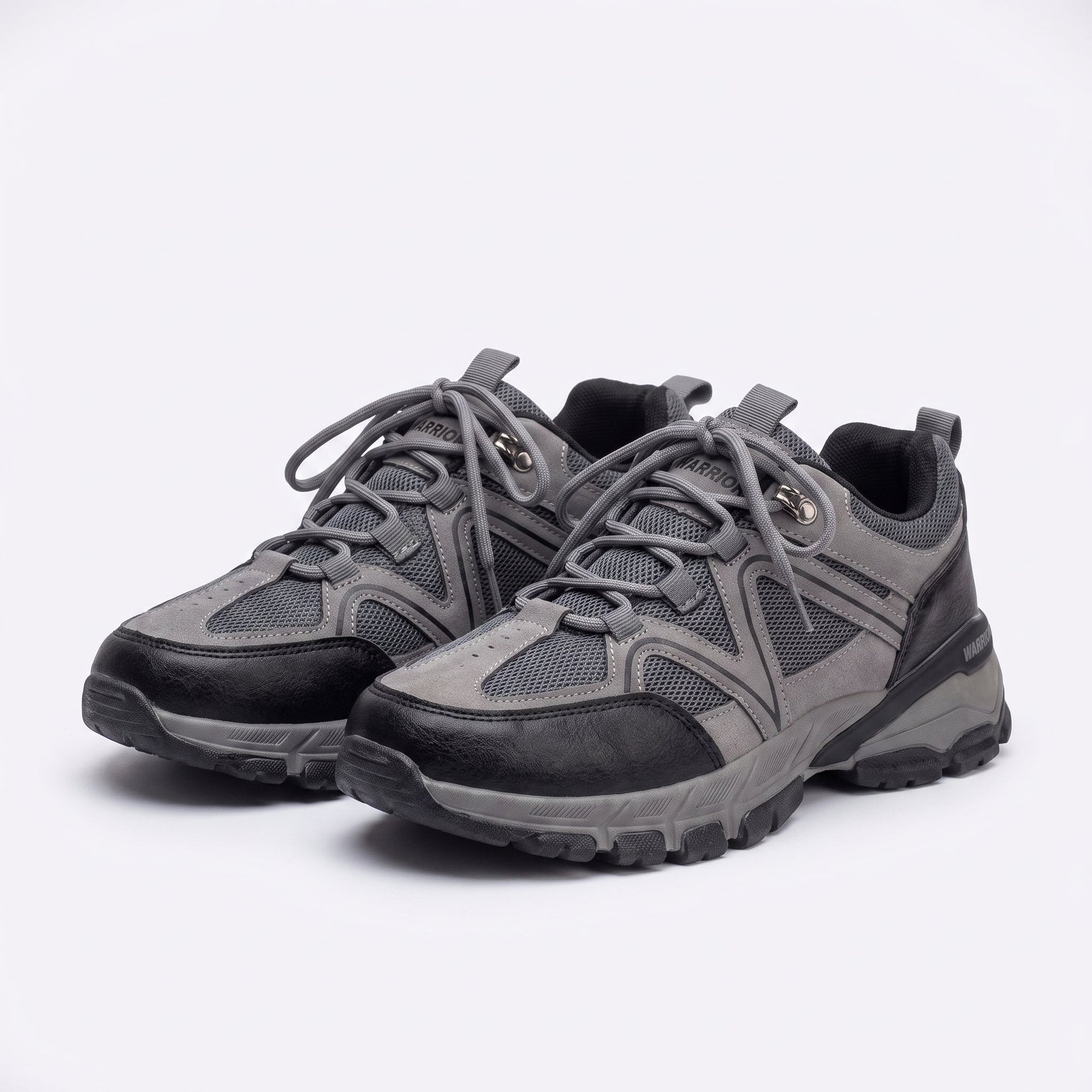 Warrior Men's Grey Hiking Sneakers - ShariQ